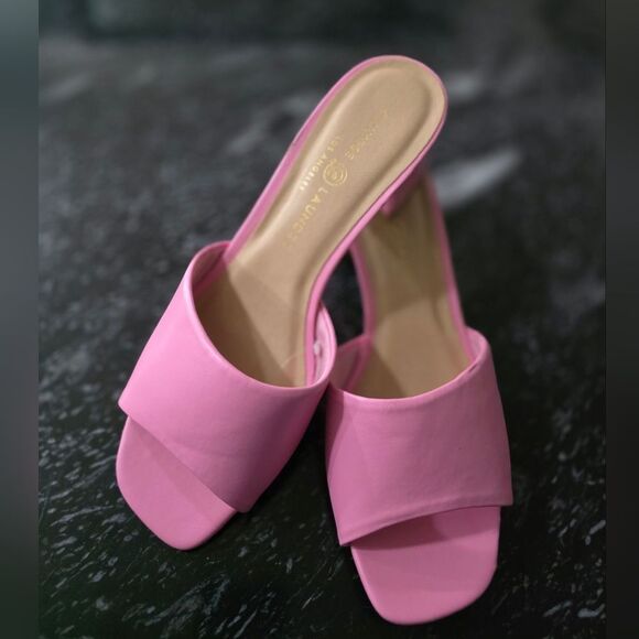 BRAND NEW CHINESSE LAUNDRY ELEGANT WOMEN's BLOCK HEEL SQUARE TOE SANDAL - Picture 14 of 15